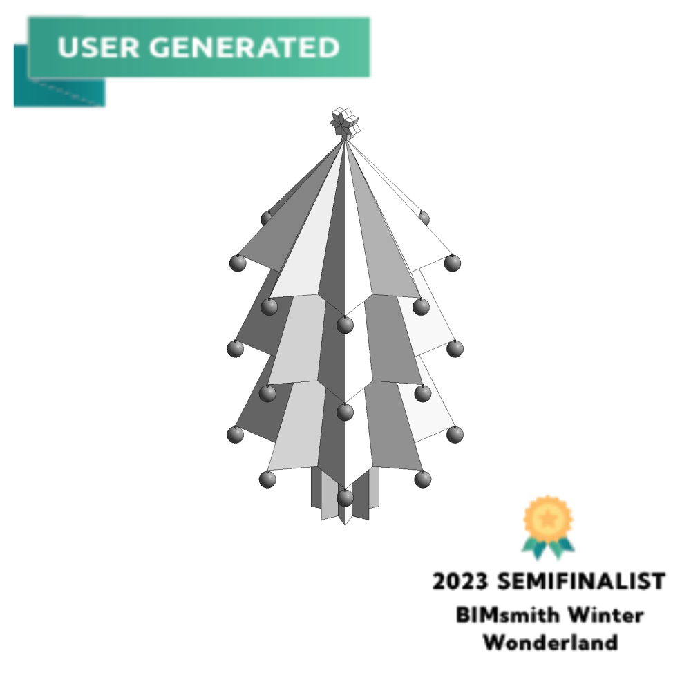 Free Christmas Revit Download – Clean Parametric Tree – BIMsmith Market